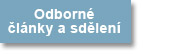 Odborné články a sdělení